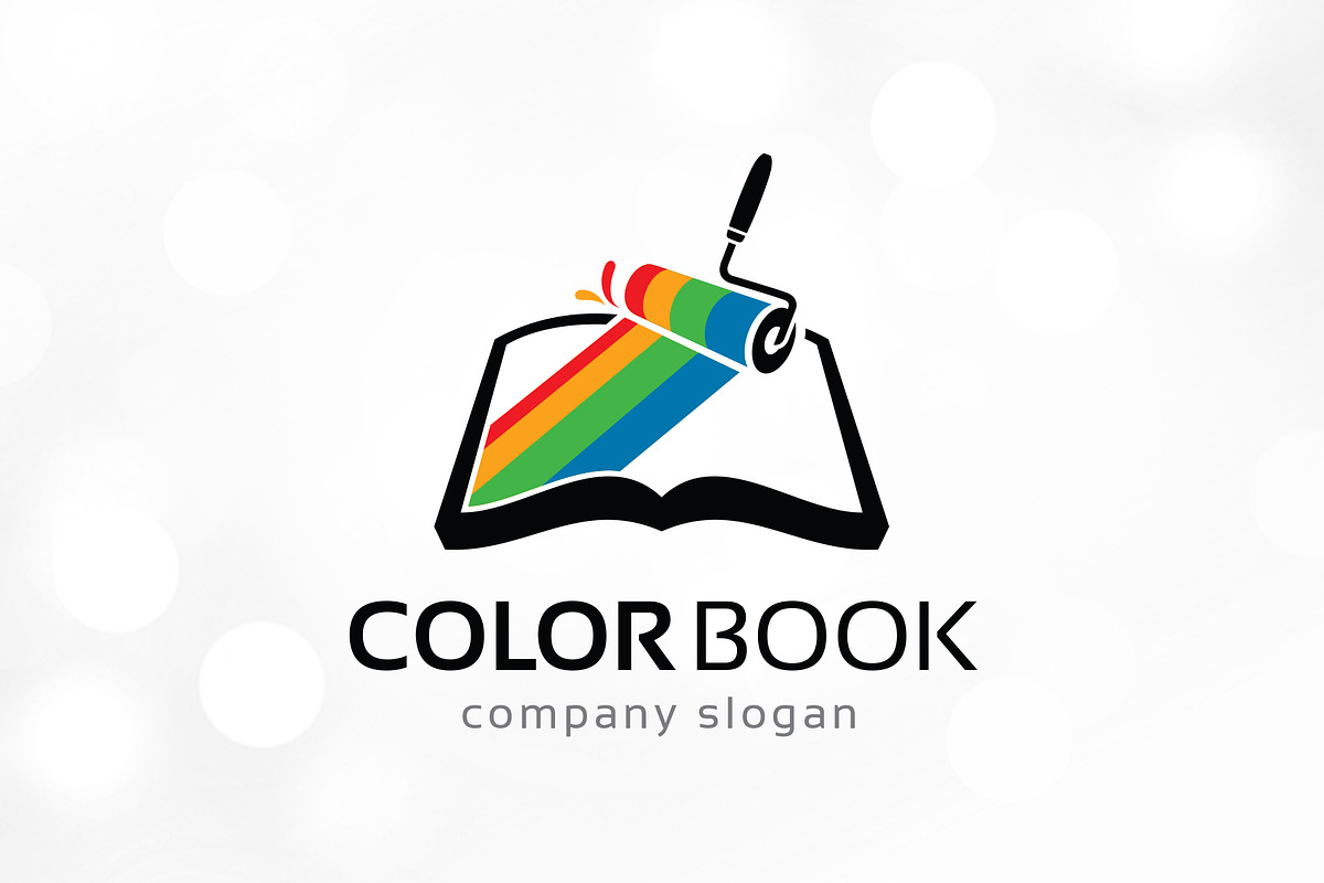 Color Book Logo Template in Logo Templates - product preview 8