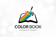 Color Book Logo Template