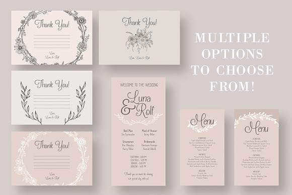 The Dreamy Wedding Collection in Wedding Templates - product preview 1
