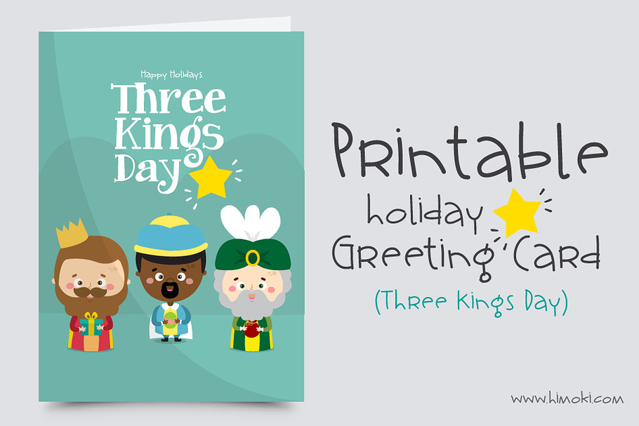 Greeting Card//Three Kings Day