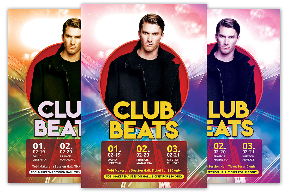 Club Beats Flyer in Flyer Templates - product preview 8