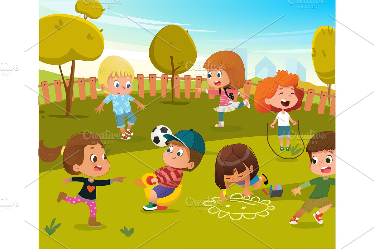 Kindergarten Playground in Illustrations - product preview 8