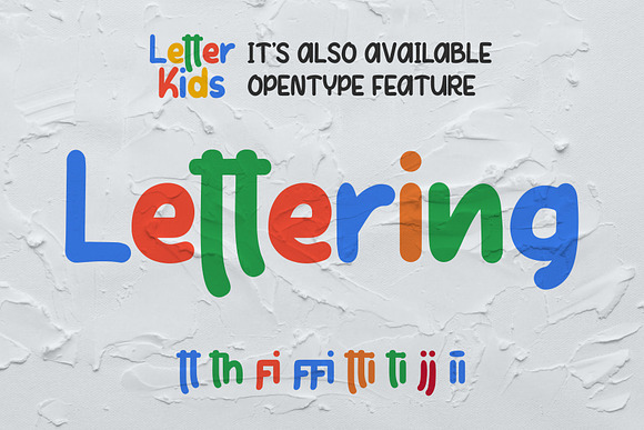Letter Kids in Comic Sans Fonts - product preview 6