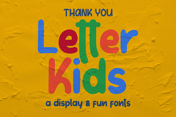 Letter Kids in Comic Sans Fonts - product preview 8