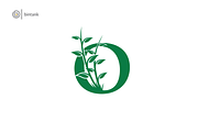Green O Letter Logo