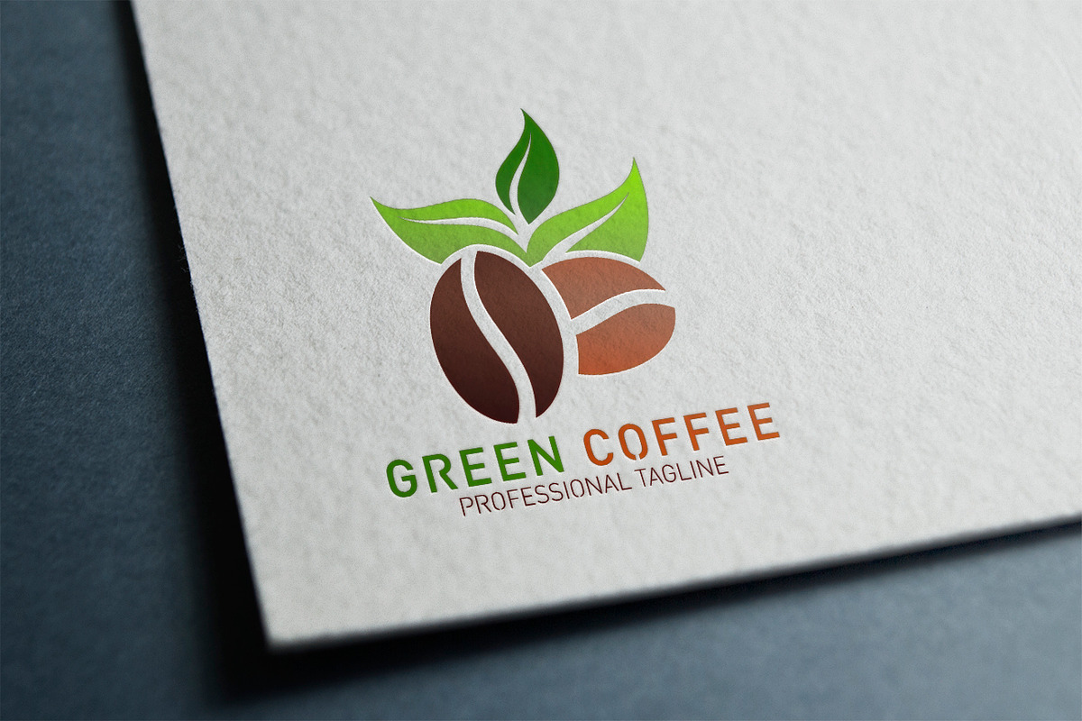 Green Coffee Logo in Logo Templates - product preview 8