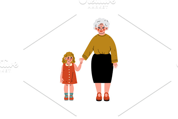 Granny and Her Granddaughter