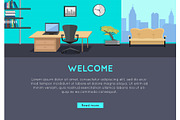 Welcome Vector Concept in Flat Style