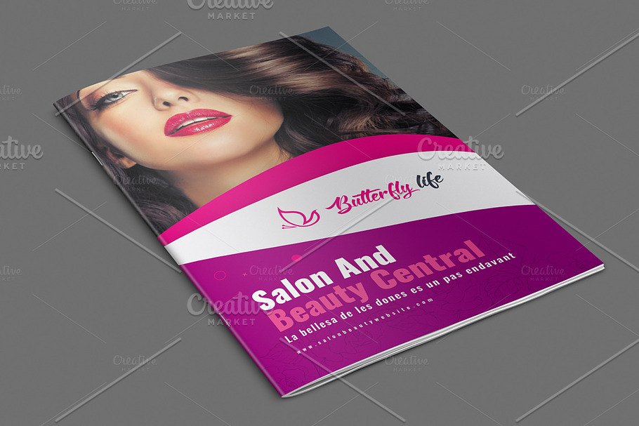 Beauty Saloon Brochure Templates