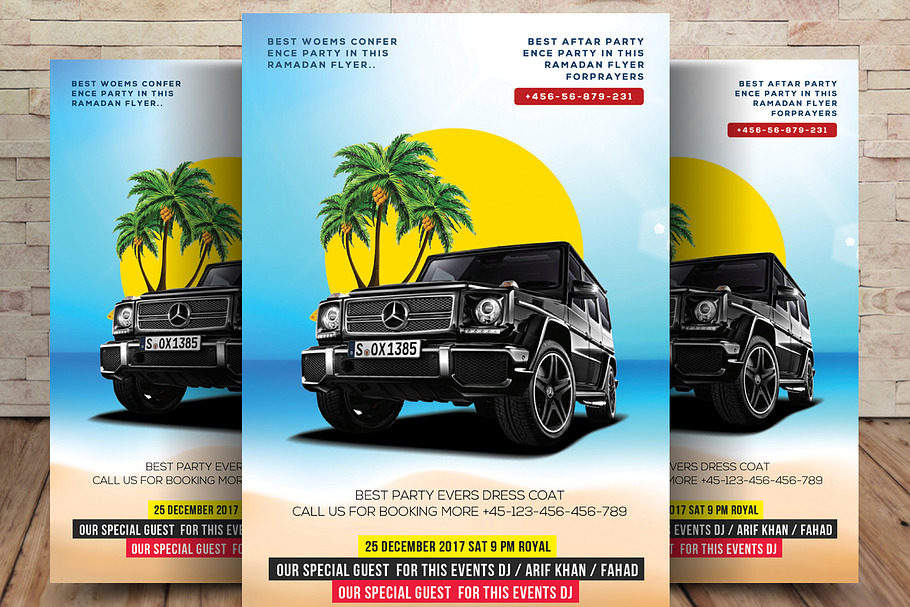 Summer Moments Party Flyer in Flyer Templates - product preview 8