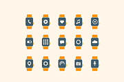 15 Smart Watch App Icons