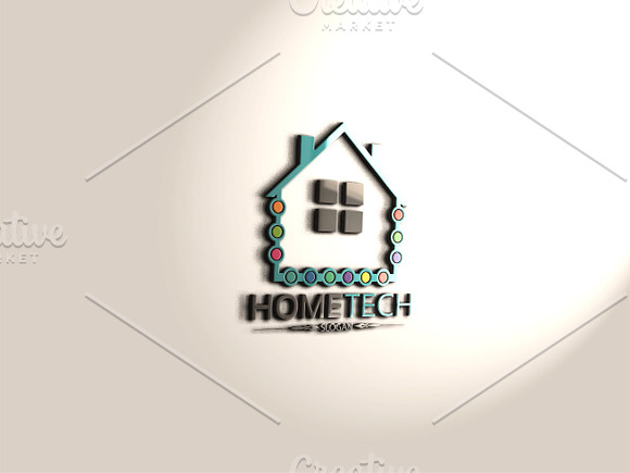 Home Tech Logo in Logo Templates - product preview 3