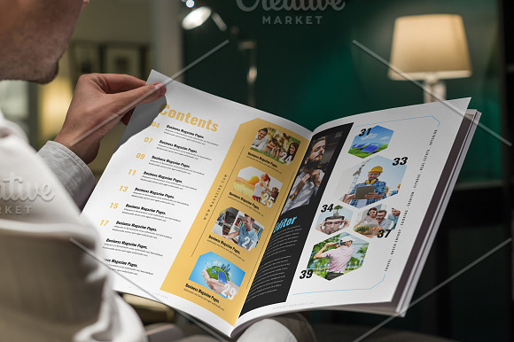 Business Magazine Template in Magazine Templates - product preview 1