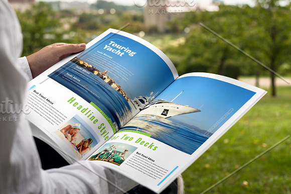 Business Magazine Template in Magazine Templates - product preview 7
