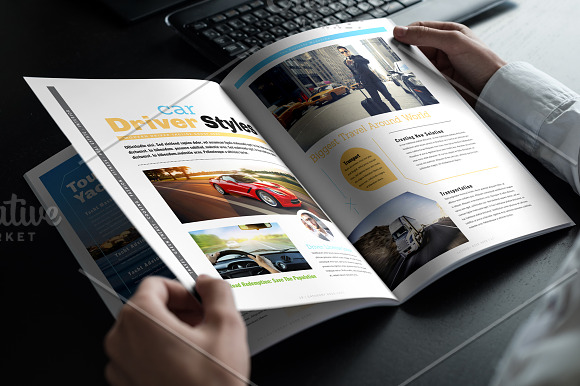Business Magazine Template in Magazine Templates - product preview 8