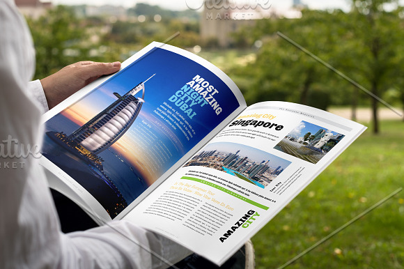 Business Magazine Template in Magazine Templates - product preview 10