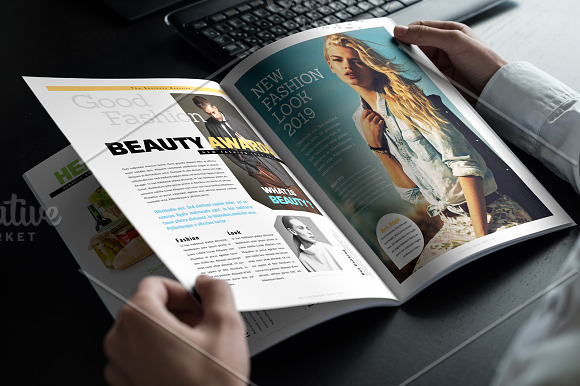 Business Magazine Template in Magazine Templates - product preview 12