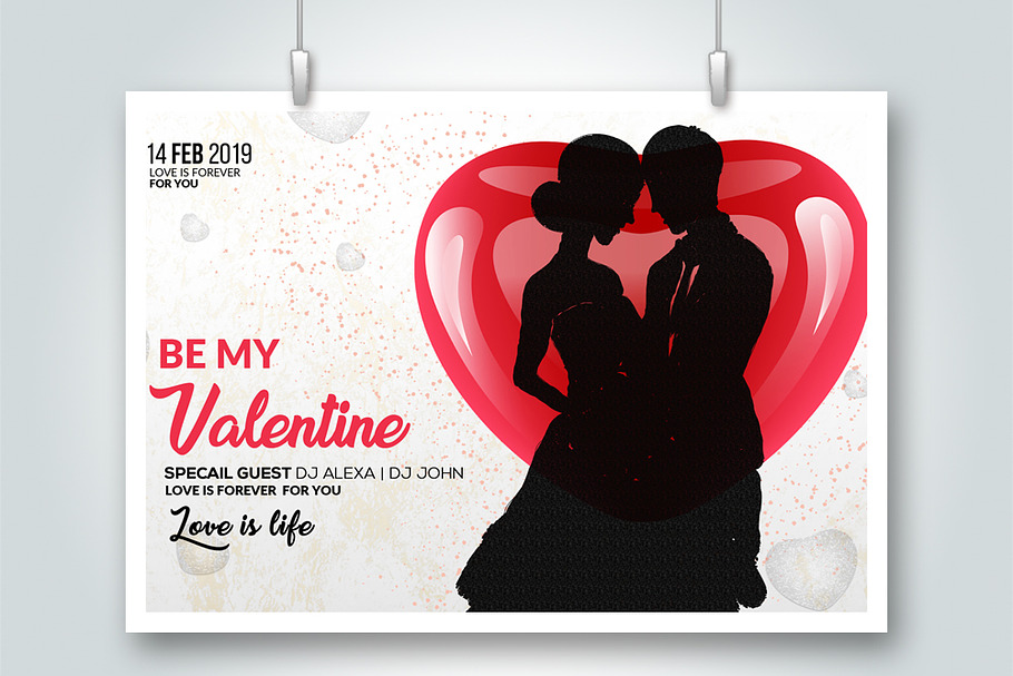 Valentine's Day Love Flyer Templates in Flyer Templates - product preview 8
