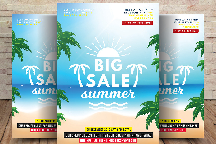 Summer Big Sale Flyer