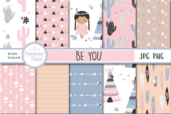 Be You-Tribal girl papers