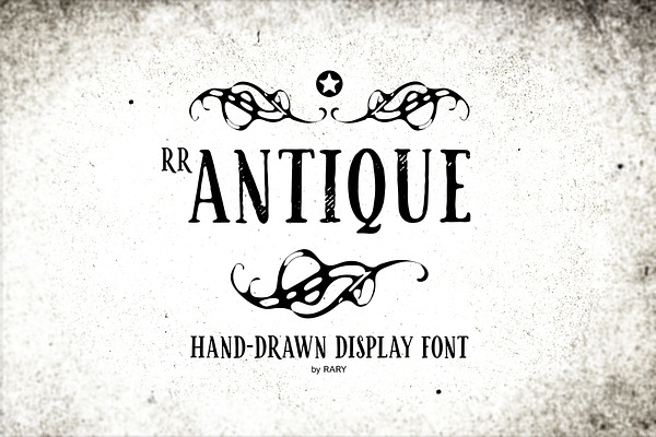 RR Antique / Vintage branding font