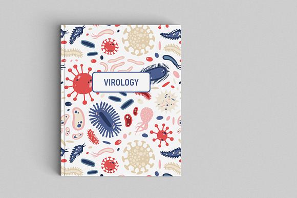 Microbes set and seamless in Illustrations - product preview 11