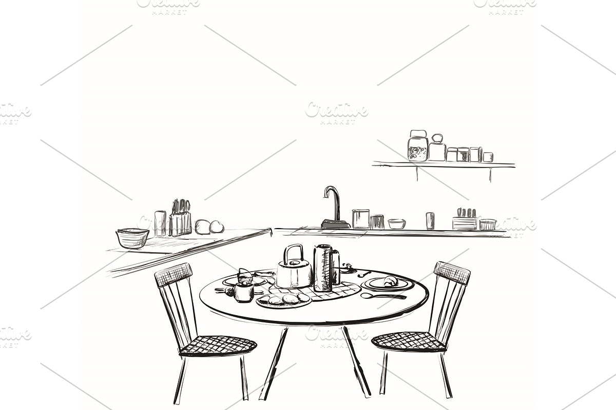 Modern interior illustration. Cozy in Illustrations - product preview 8