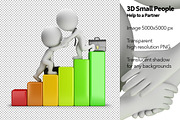 3D Small People - Help to a Partner