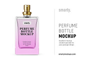 Perfume bottle mockup