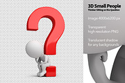 3D Small People - Thinker