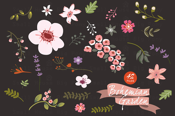 Bohemian Garden - Vector in Illustrations - product preview 2