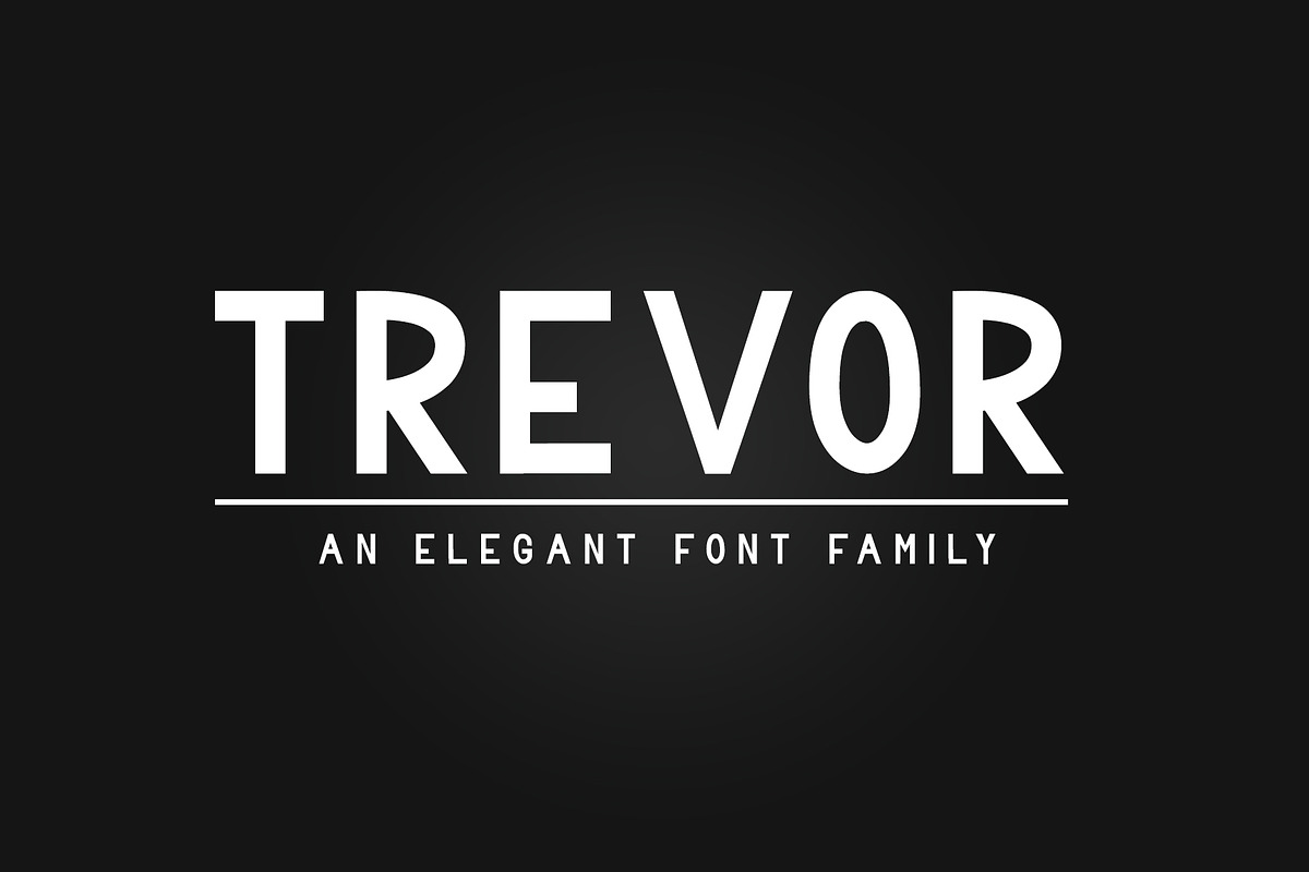 Trevor - Elegant Font Family in Elegant Fonts - product preview 8