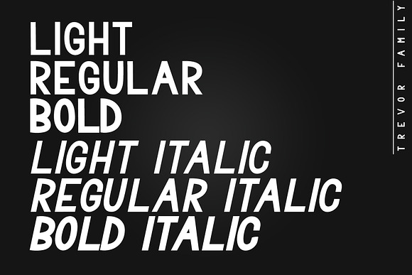 Trevor - Elegant Font Family in Elegant Fonts - product preview 1