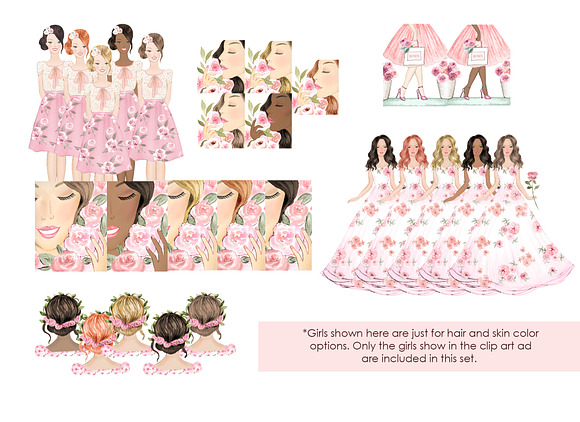 Spring clip art in Illustrations - product preview 1