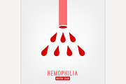 Hemophlia unique logo design