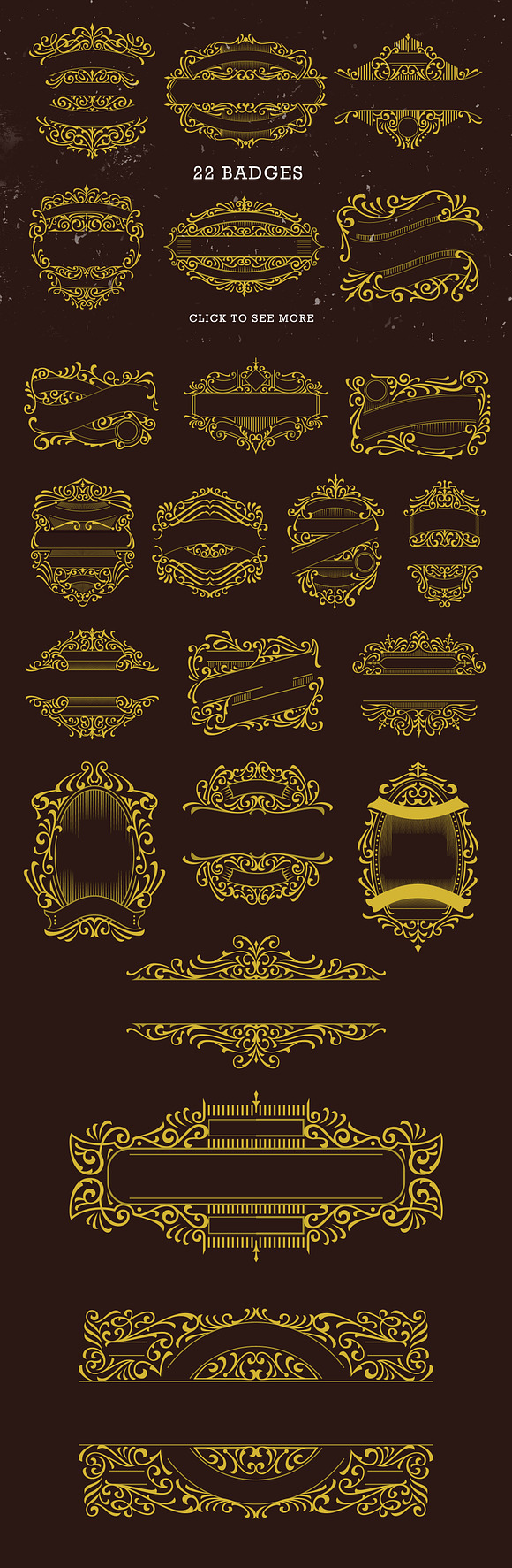 Victorian Vector Ornaments Vol II in Objects - product preview 7