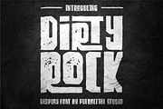 Dirty Rock Typeface