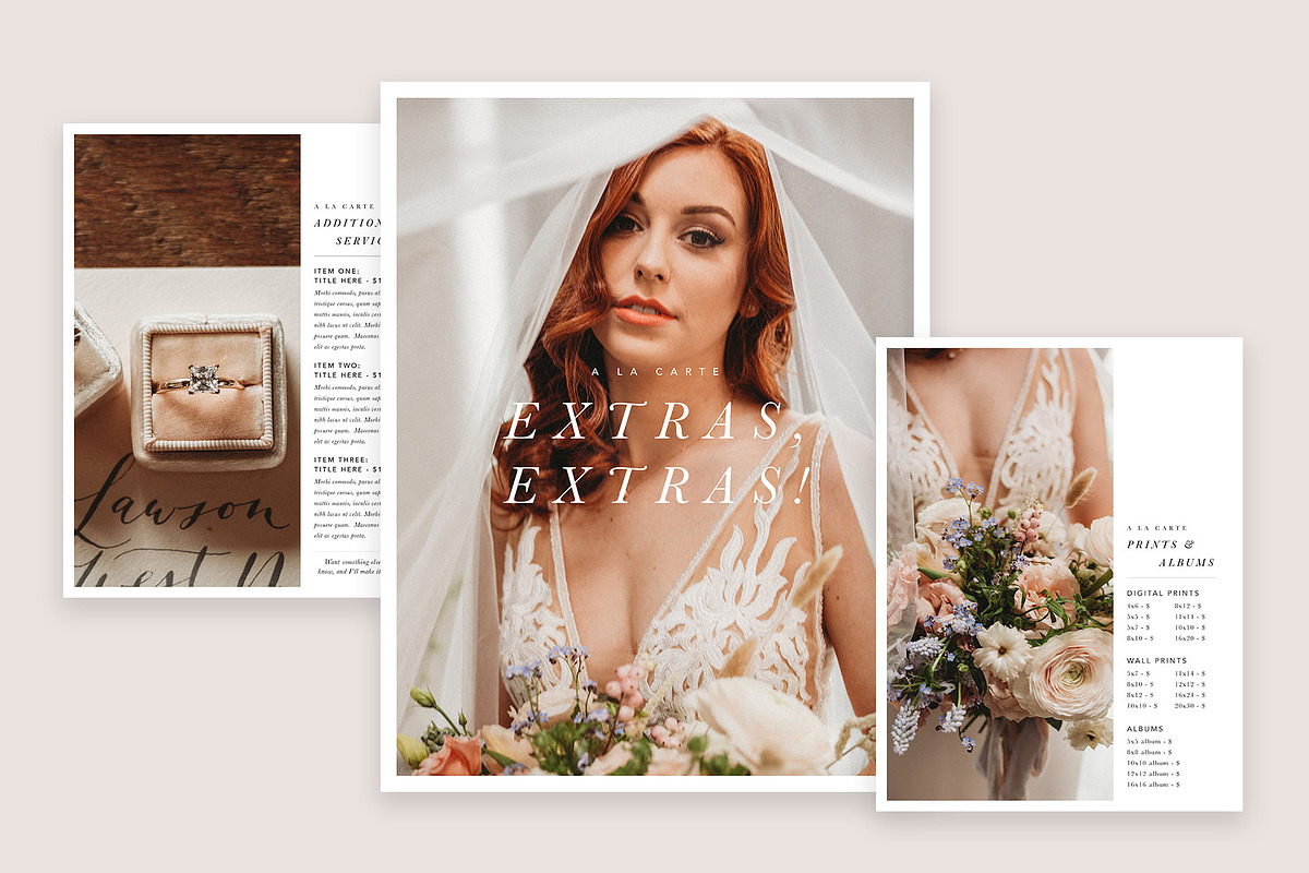34-Page Wedding Photography Magazine in Magazine Templates - product preview 8