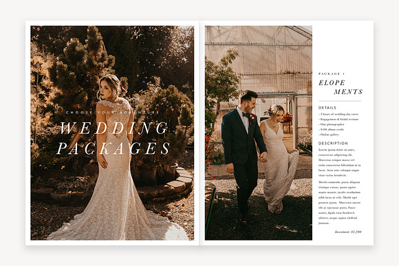 34-Page Wedding Photography Magazine in Magazine Templates - product preview 1