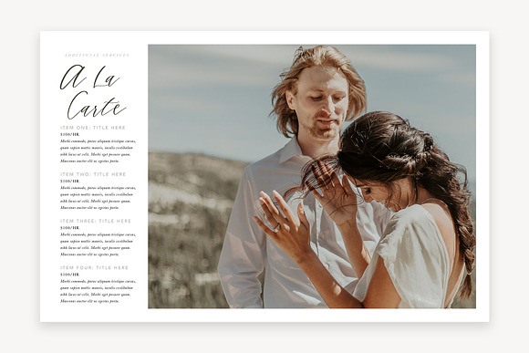 35-Page Photography Pricing Guide in Magazine Templates - product preview 5