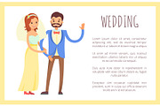 Wedding Groom and Bride Poster