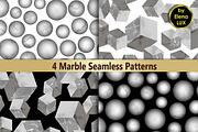3D Marble Seamless Pattern Set