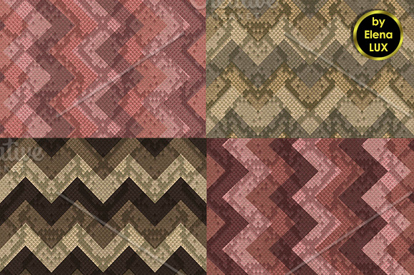 Snakeskin Seamless Patterns Set in Patterns - product preview 1