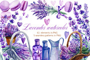 Lavender watercolor