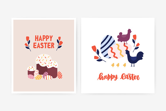 Easter scenes and cards in Illustrations - product preview 4
