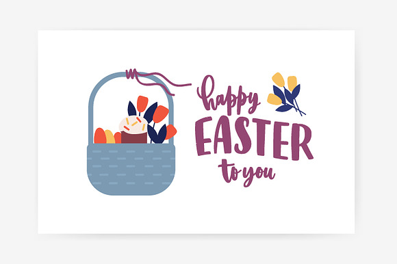 Easter scenes and cards in Illustrations - product preview 9