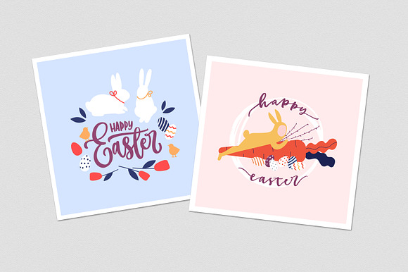 Easter scenes and cards in Illustrations - product preview 11