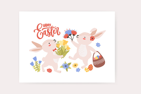 Cute Easter bundle in Illustrations - product preview 4