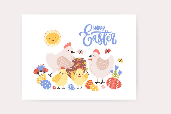 Cute Easter bundle in Illustrations - product preview 5