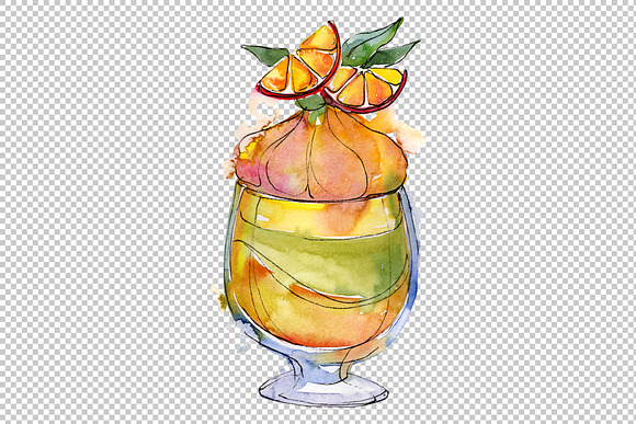Dessert Watercolor png in Illustrations - product preview 4
